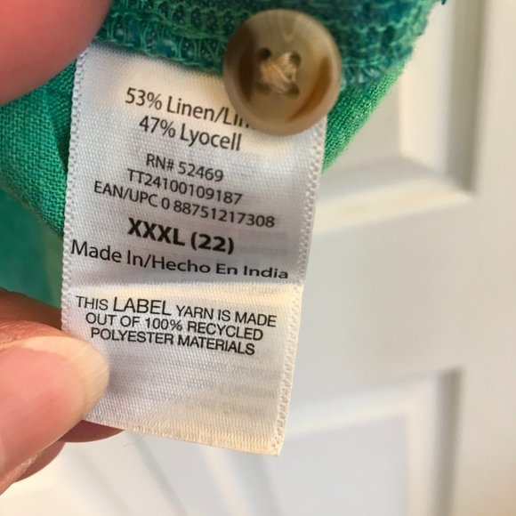 Time & Tru Sleeveless Tinley Blouse - Picture 5 of 5